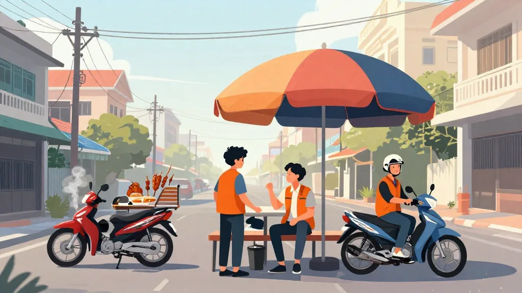 คุยกับวินมอเตอร์ไซค์หน้าปากซอย